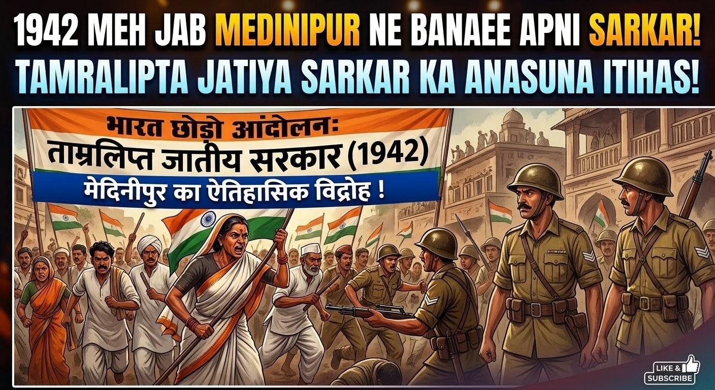 ताम्रलिप्त जातीय सरकार और 1942 के समानांतर शासन का इतिहास