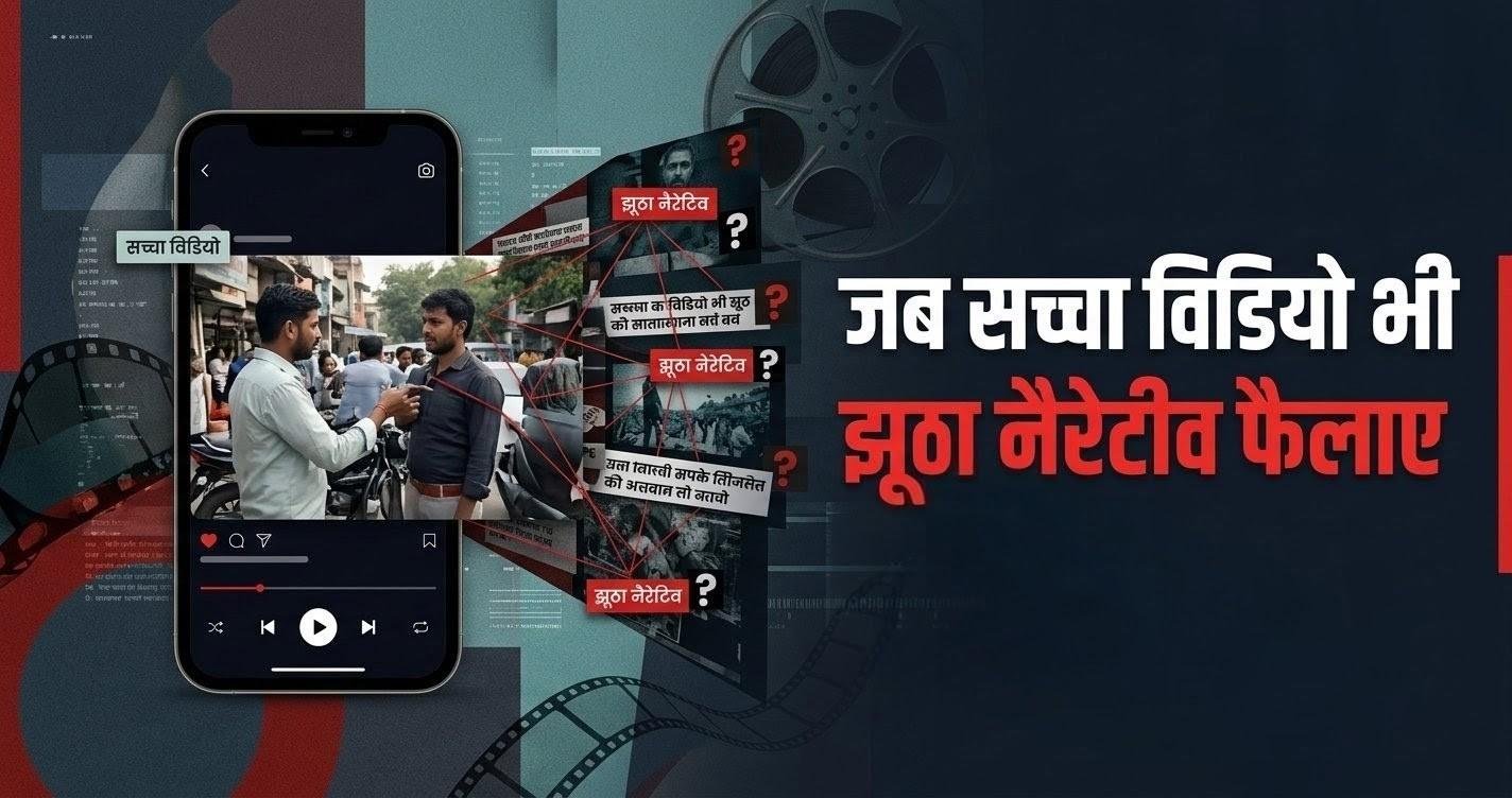 जब सच्चा विडियो भी झूठा नैरेटिव फैलाए